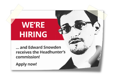 Headhunter Prize for Edward Snowden