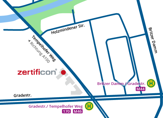 Stadtplan Tempelhofer Weg