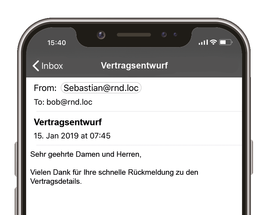 Z1 MyCrypt: E-Mails direkt von iPhone verschlüsseln