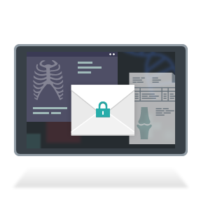 Secure email in healthcare
