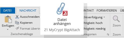 Outlook sicherer Versand große Dateien. Datenschutz DSGVO konform für Unternehmen